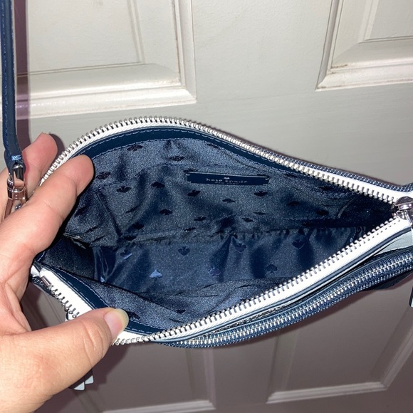 NWOT Kate Spade White Denim Crossbody Purse Bag - Picture 8 of 16